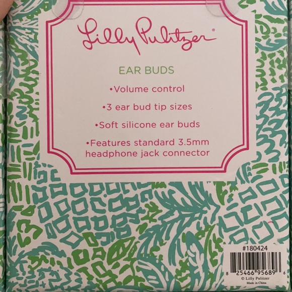 Lilly Pulitzer Ear Buds - Picture 2 of 2